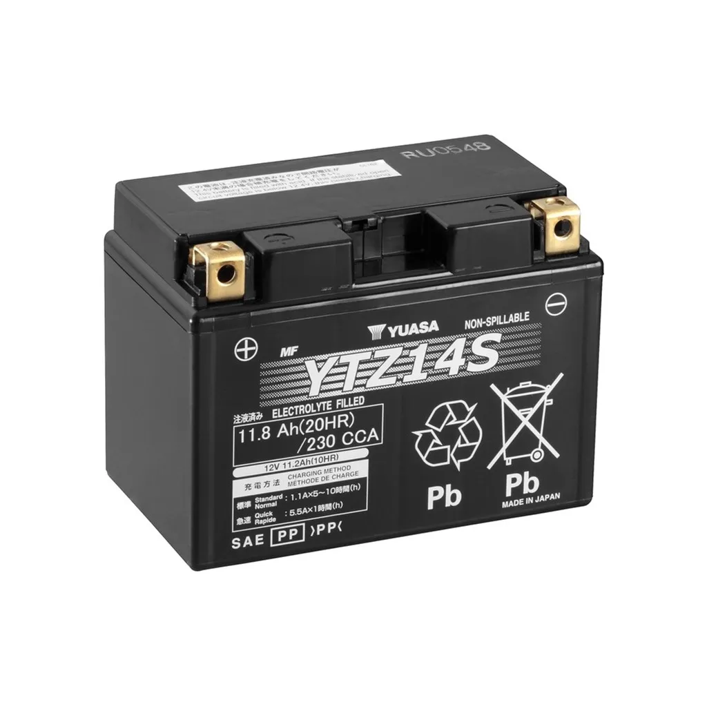  Yuasa 12V 11,8Ah High Performance MF VRLA Battery (YTZ14S)