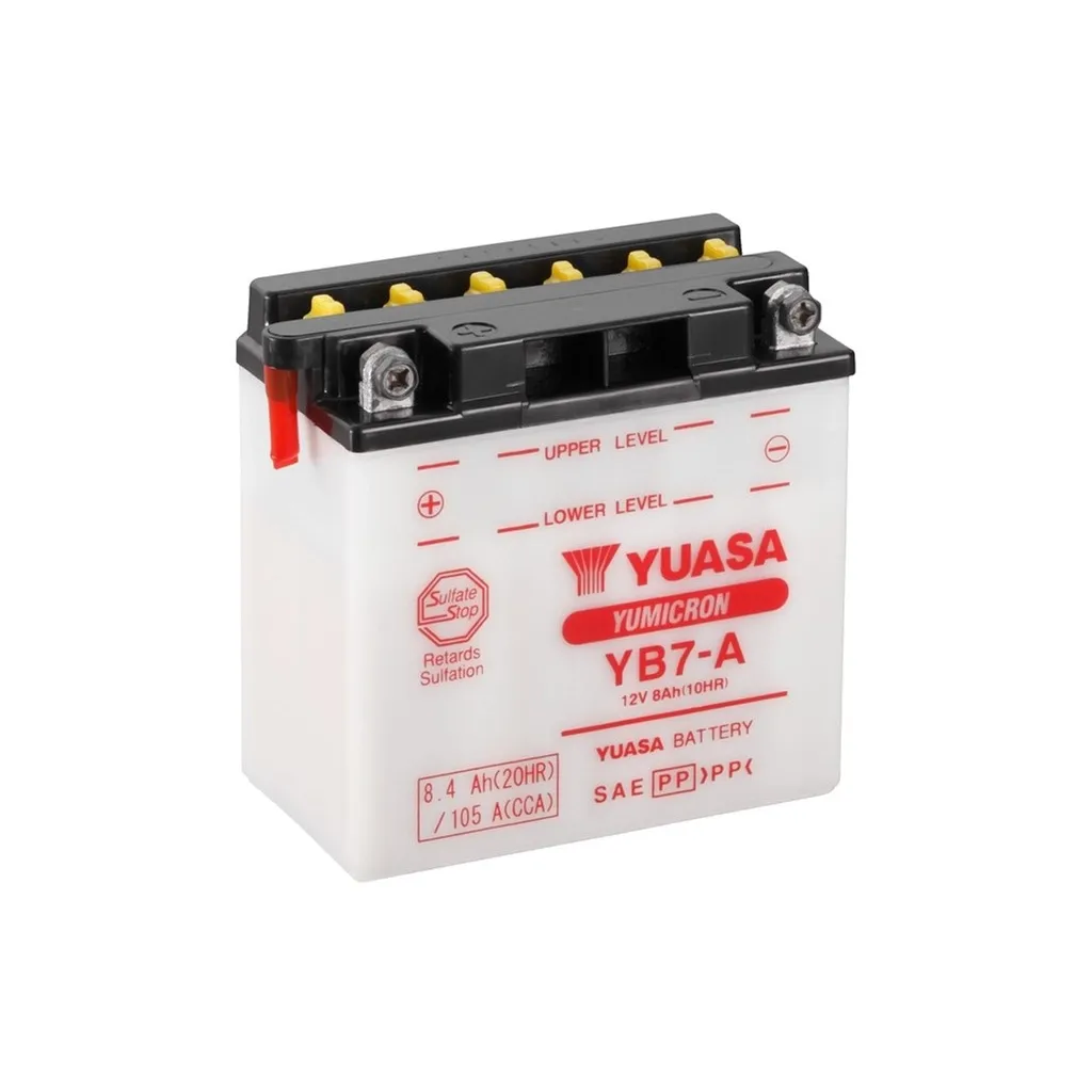  Yuasa 12V 8,4Ah YuMicron Battery (YB7-A)