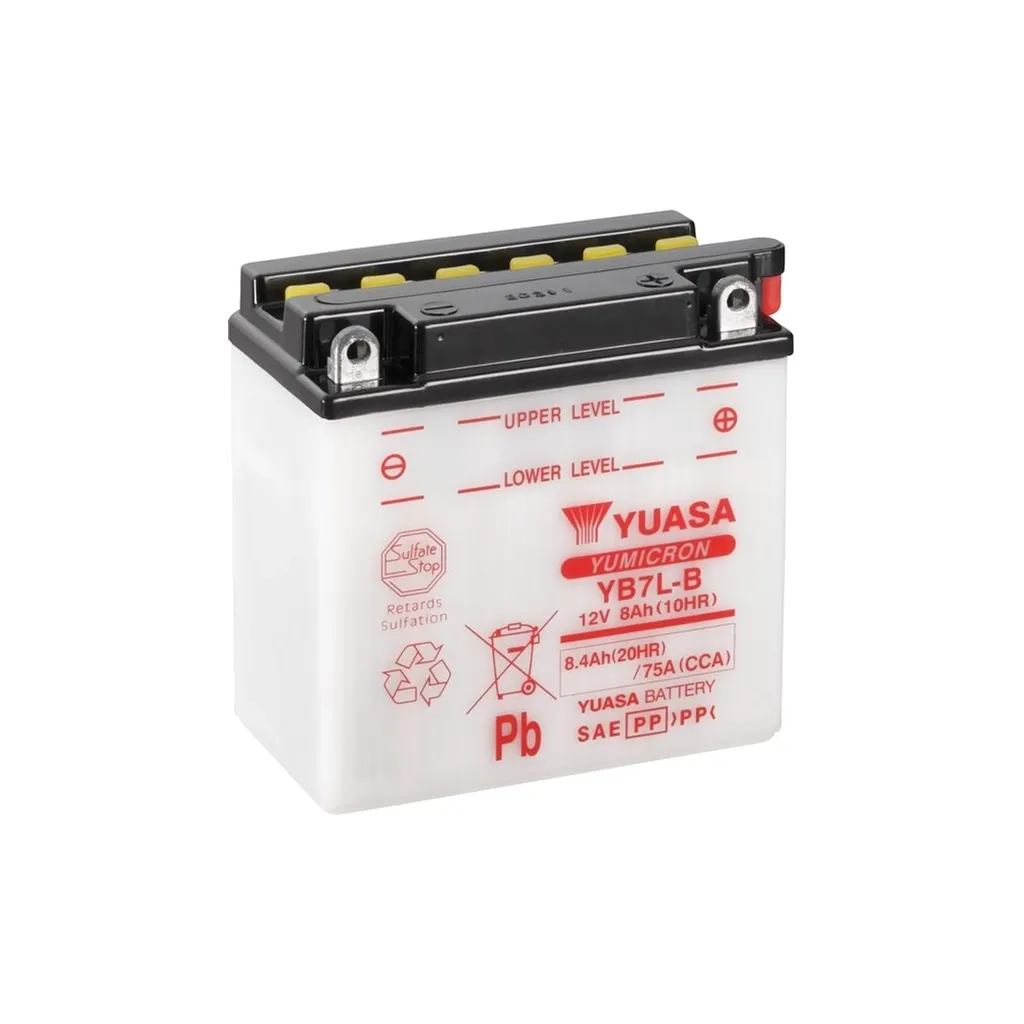 Акумулятор автомобільний Yuasa 12V 8,4Ah YuMicron Battery (YB7L-B)