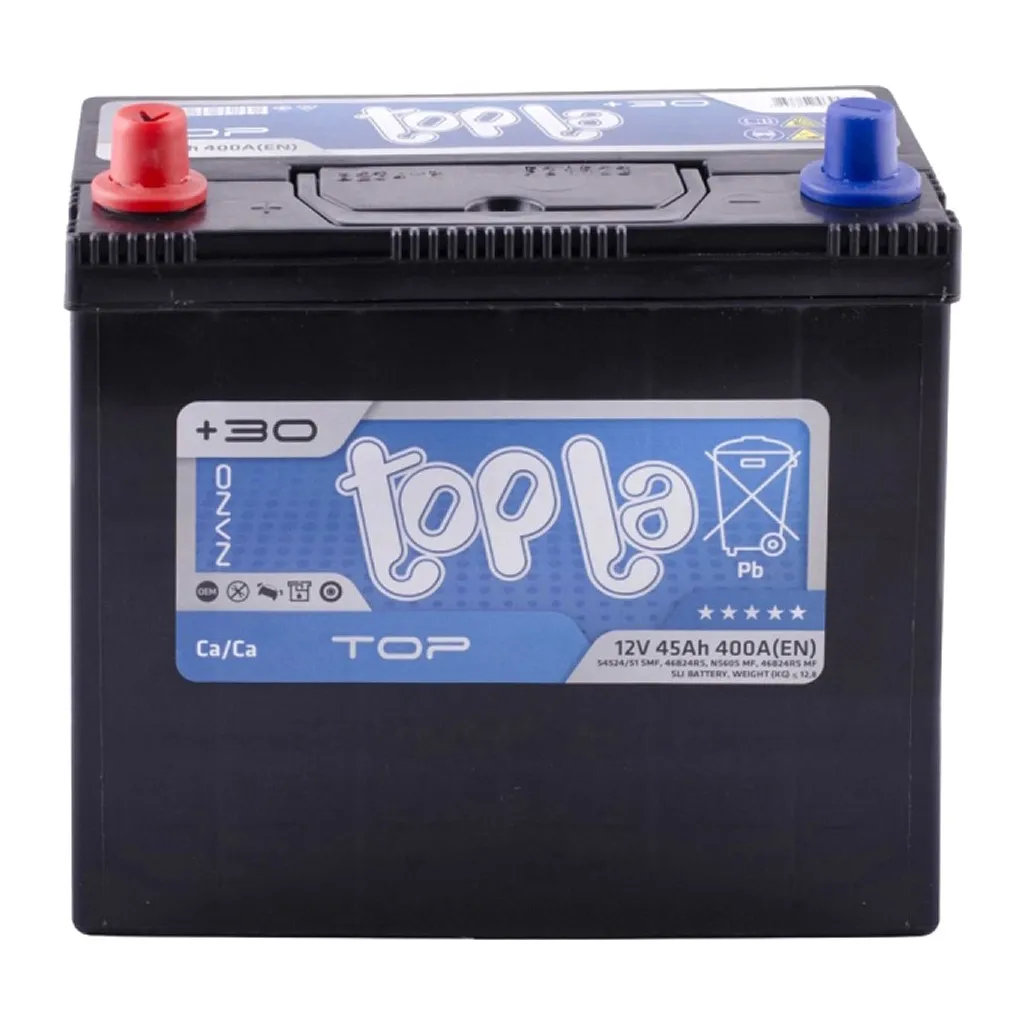 Аккумулятор автомобильный Topla 45 Ah/12V Top/Energy (118 945)