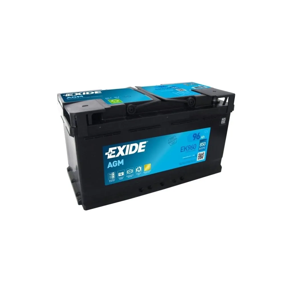  EXIDE START-STOP AGM 96Ah Ев (-/+) (EK960)