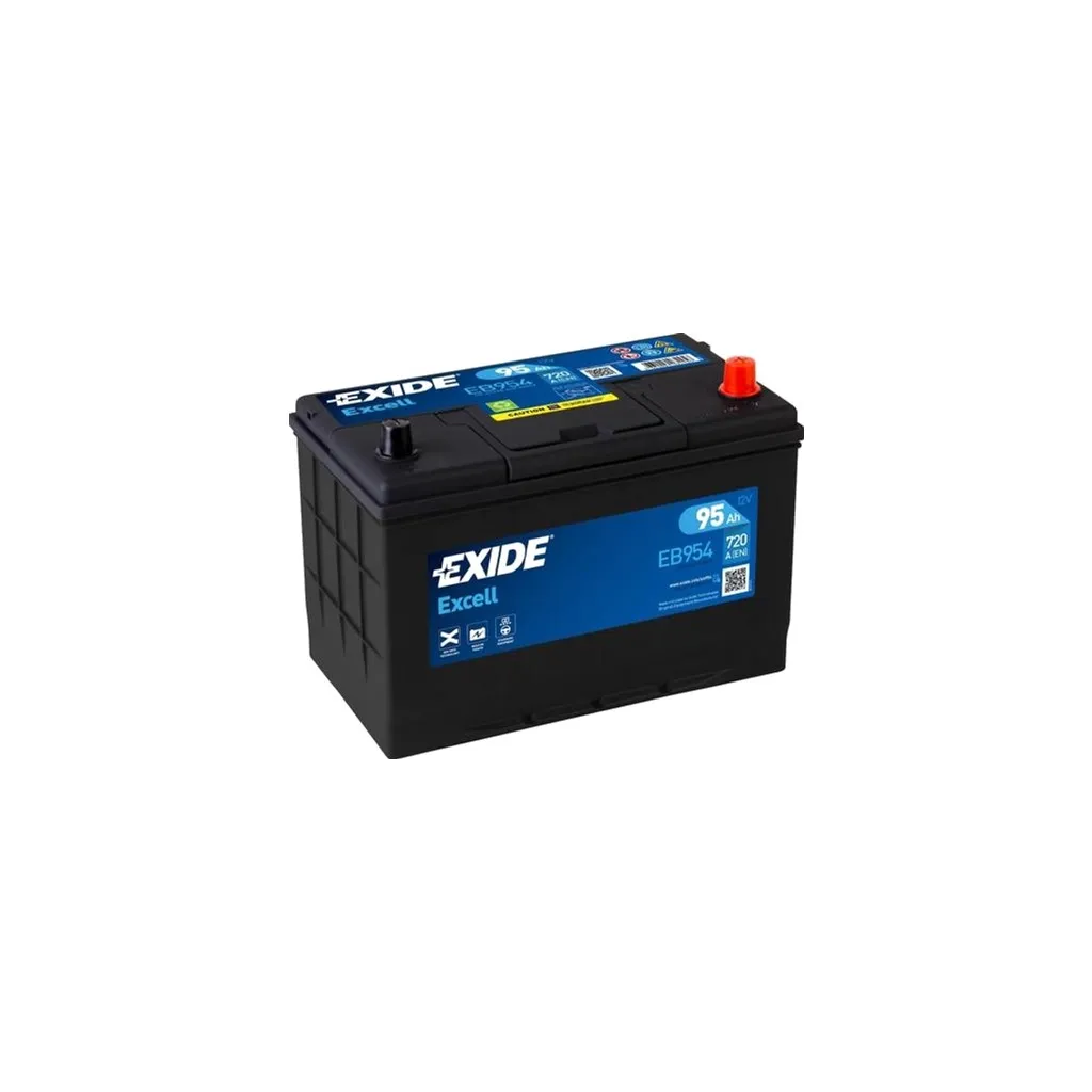  EXIDE EXCELL 95Ah ASIA Ев (-/+) (760EN) (EB954)