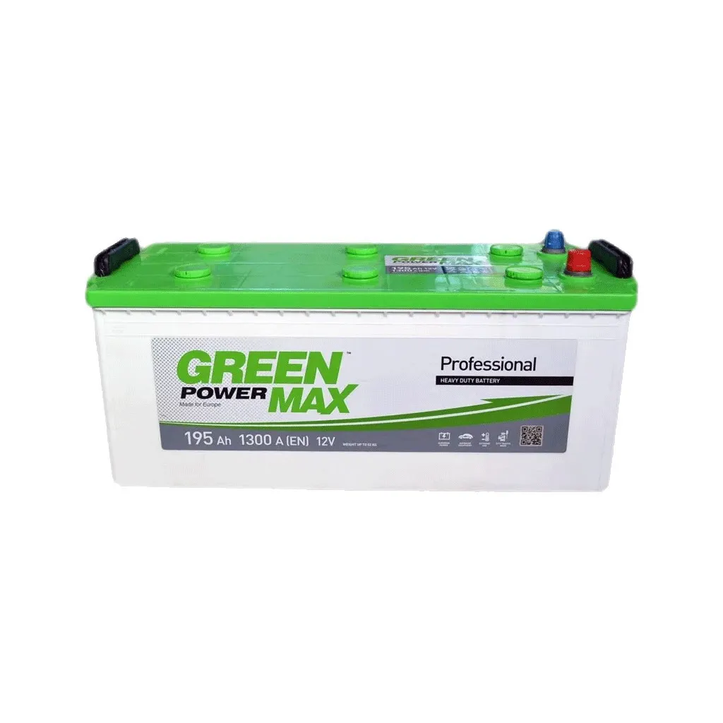  GREEN POWER MAX 195Ah бокова(+/-) (1300EN) (22378)