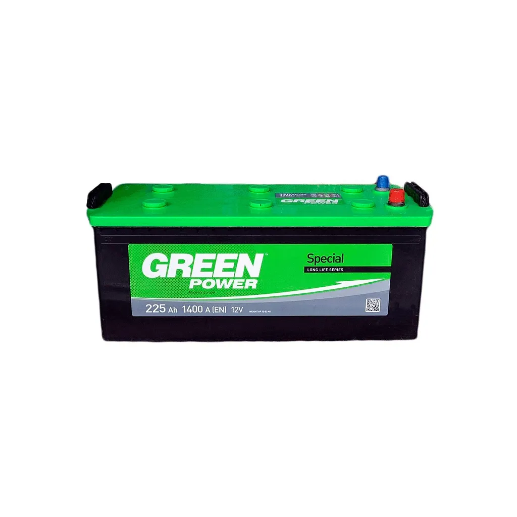  GREEN POWER Standart 225Ah бокова(+/-) (1400EN) (22366)