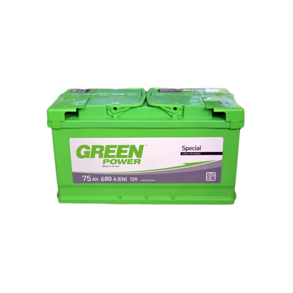  GREEN POWER Standart 75Ah Ев (-/+) (680EN) (22362)