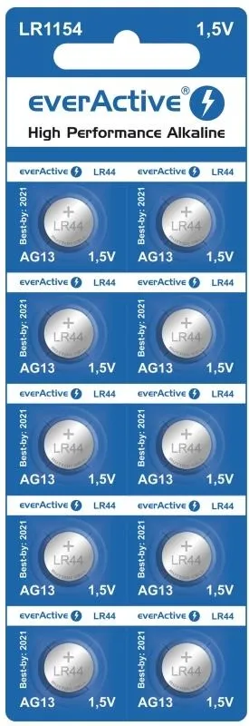 Батарейка everActive LR44 BL 10шт (HQ-2969/5902020523291)