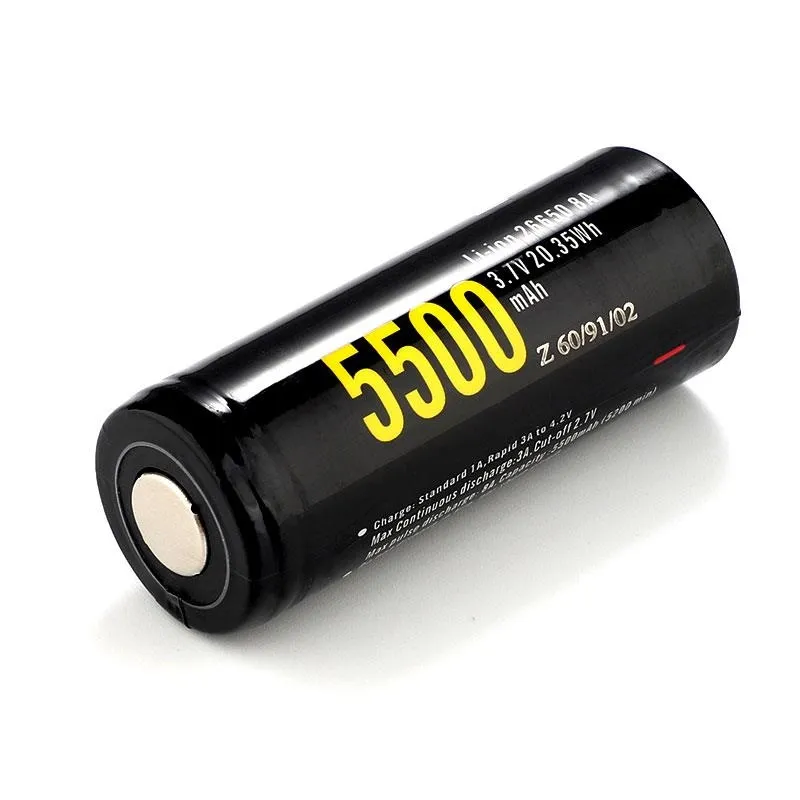 Батарейка Soshine 26650 5500mAh 1шт