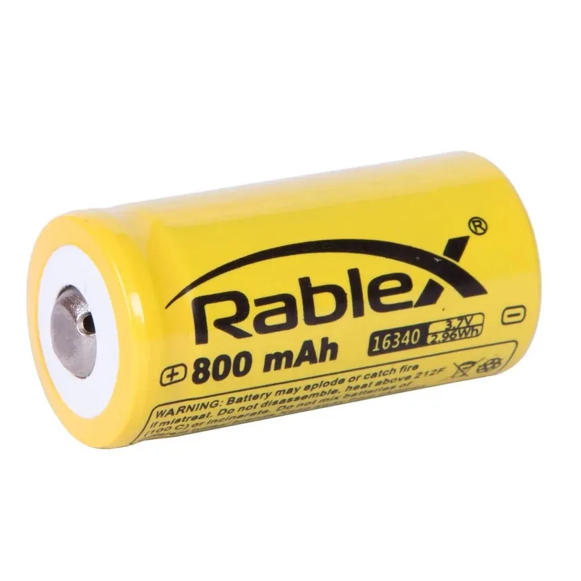 Батарейка Rablex 16340 (CR 123) 3.7V 800mAh (56319664)