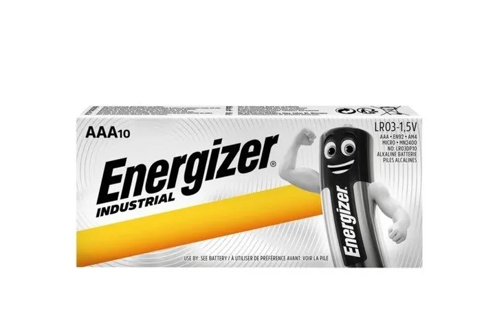 Батарейка Energizer Industrial AAA/LR03 10шт (4505)