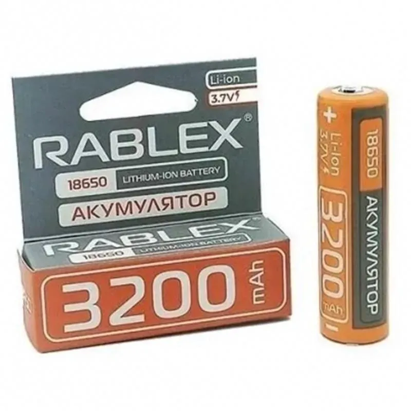 Батарейка Rablex 18650 Li-Ion 3200mAh