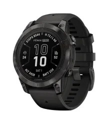 Смарт-годинник Garmin Fenix 7 Pro Sapphire Solar Carbon G. DLC Tit. with Black Band (010-02777-10/11/54)