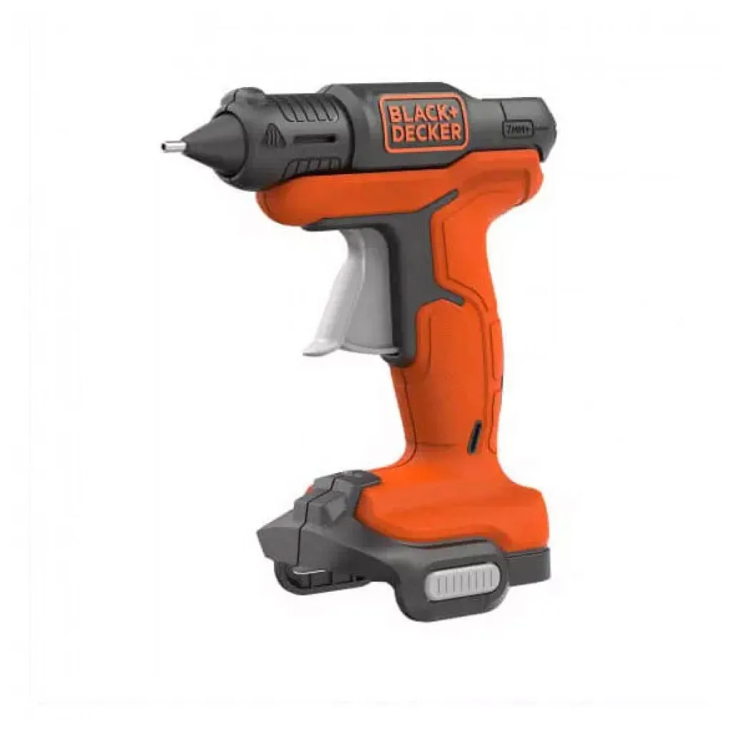 Клеевой пистолет Black&Decker 12V, Li-Ion, D=7 мм, 150°C (без АКБ и ЗУ) (BDCGG12N)