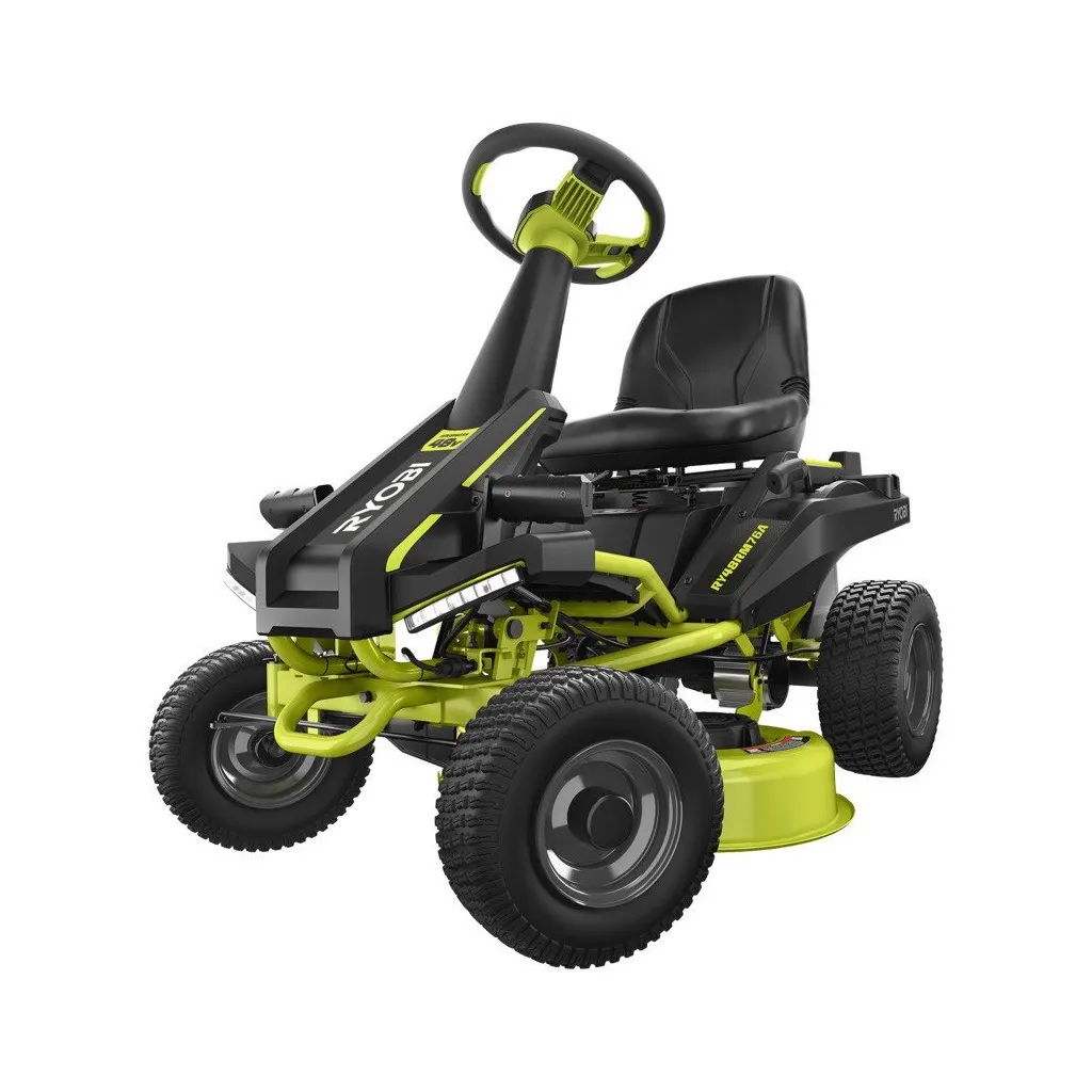 Газонокосарка Ryobi RY48RM76A, 48В, 76см, 1х50Аг, 35-115мм, до 4000 кв.м, фари, круїз-контроль (5133004972)