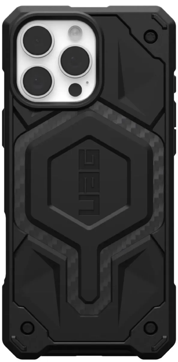 Чехол-накладка UAG for iPhone 16 Pro Max, Monarch Pro Magsafe, Carbon Fiber