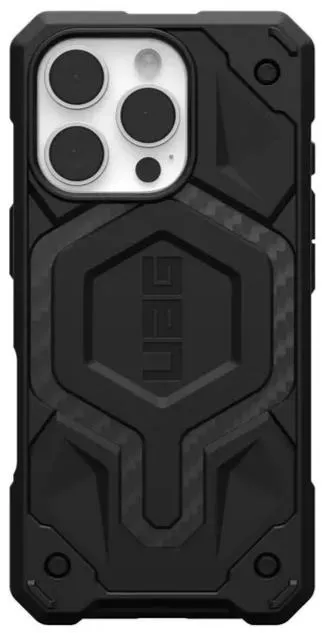 Чехол-накладка UAG for iPhone 16 Pro, Monarch, Carbon Fiber