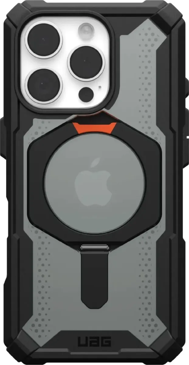 Чехол-накладка UAG for iPhone 16 Pro, Plasma XTE MagSafe, Black/Orange