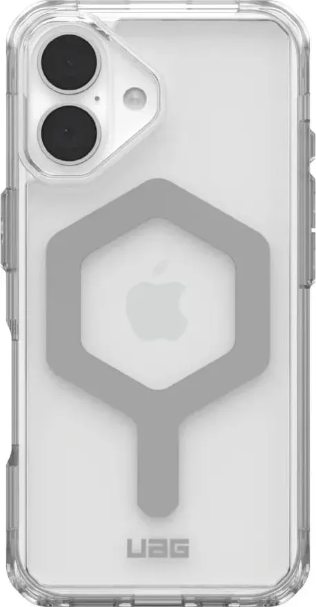 Чохол-накладка UAG for iPhone 16, Plyo Magsafe, Ice/White