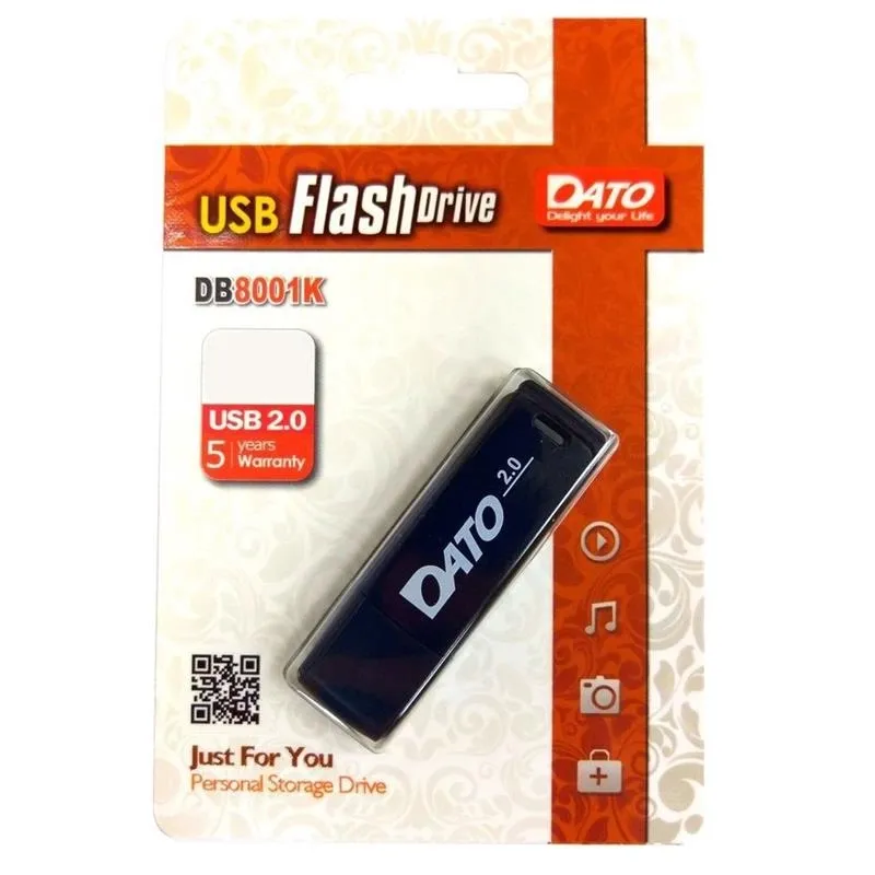 Флеш память USB DATO 32 GB DB8001 Black (DB8001K-32G)