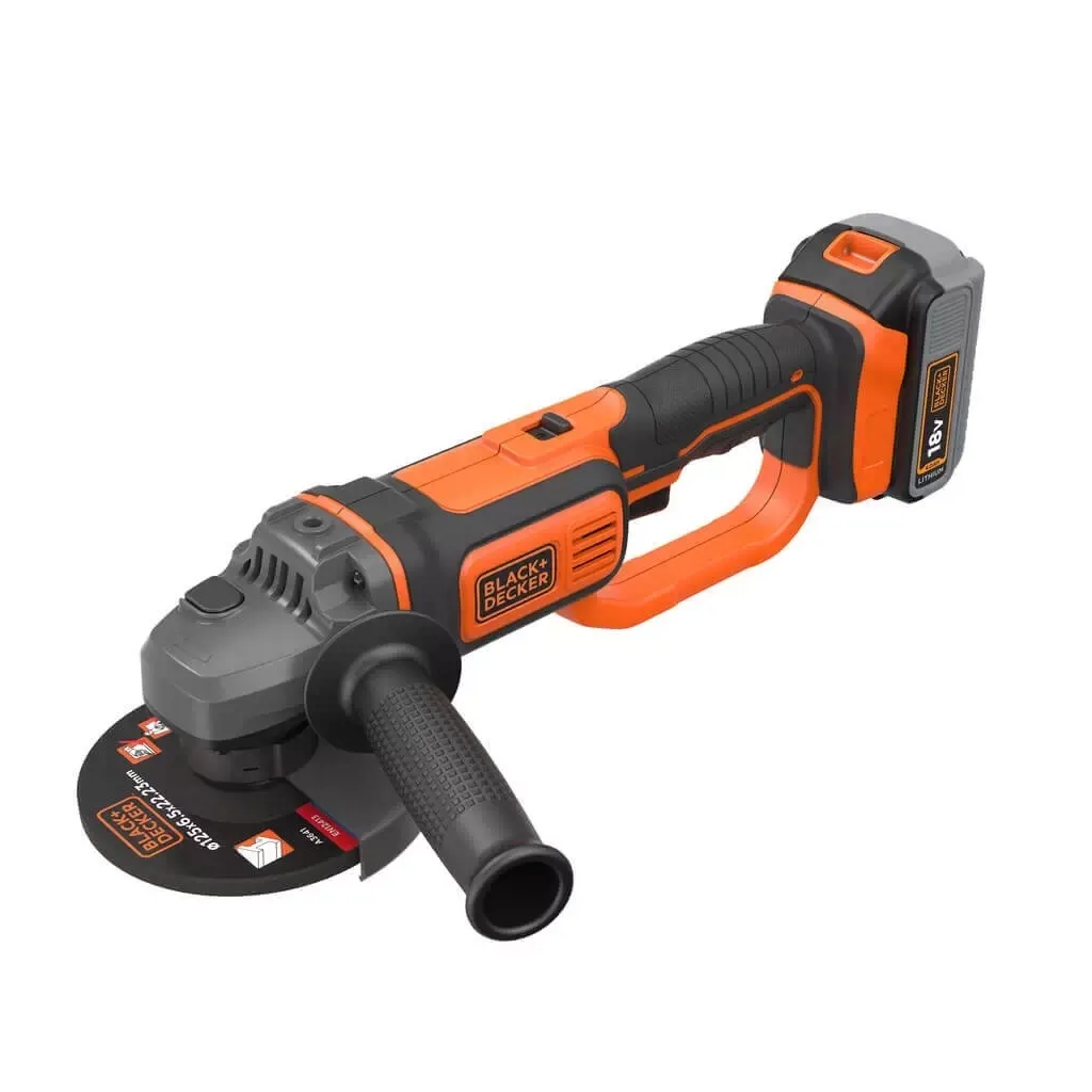 Шлифовальная и полировальная машина Black&Decker 18V, 4Ah, 125 мм, 8600 об/мин (BCG720M1)