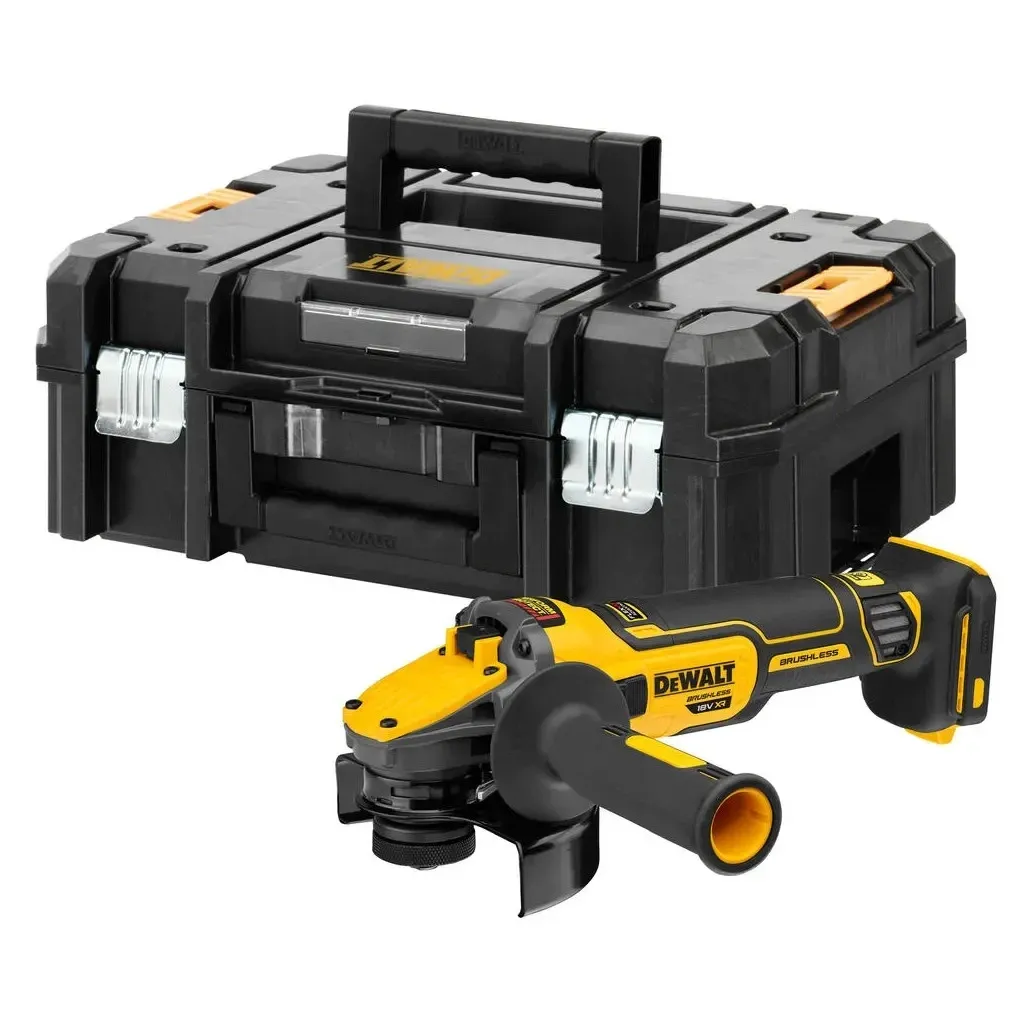 Шлифовальная и полировальная машина DeWALT 18В XR Li-lon, 125 мм, 9000 об/мин, TSTAK (без АКБ и ЗУ) (DCG409NT)