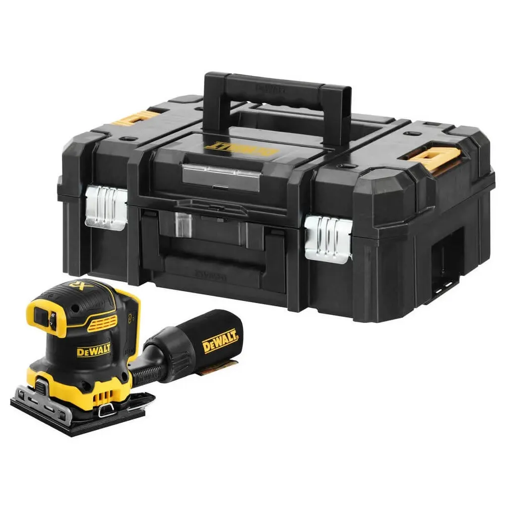 Шліфувальа та полірувальна машина DeWALT 18 XR Li-lon, 115х108 мм, 8000-13500 об/хв, TSTAK (без АКБ та ЗУ) (DCW200NT)