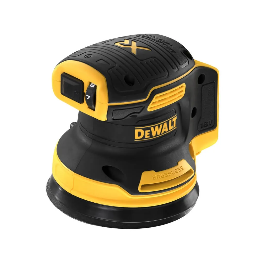 Шлифовальная и полировальная машина DeWALT 18 В XR Li-lon, 125 мм, 8000-12000 об/мин (без АКБ и ЗУ) (DCW210N)