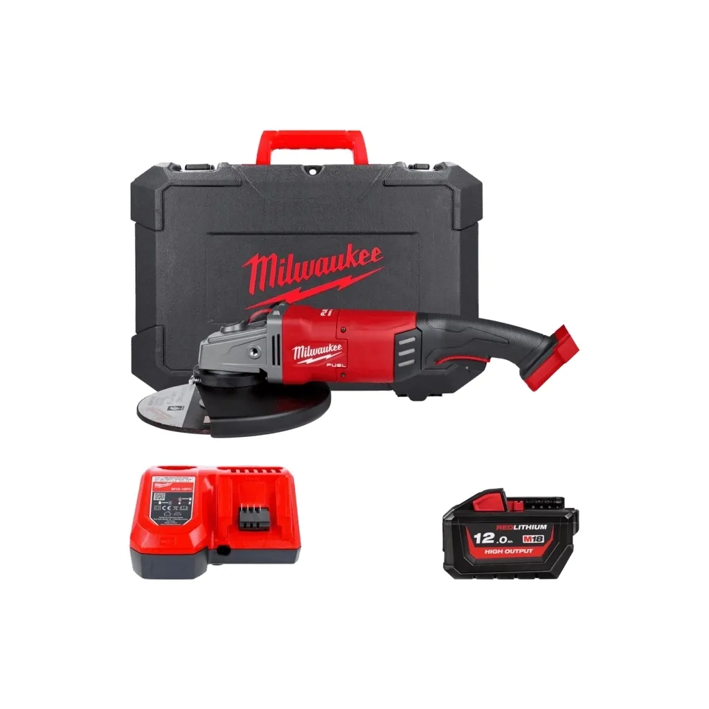 Шлифовальная и полировальная машина Milwaukee M18 FLAG230XPDB-121C, 230 мм, 12Ah, кейс (4933464115)