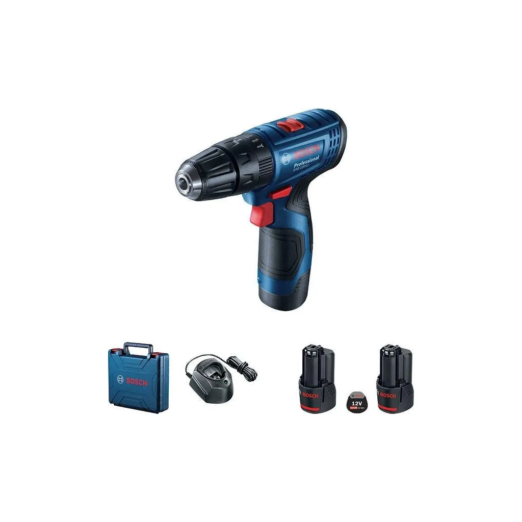  Bosch GSB 120-Li аккумуляторный, 2*2.0Аh (0.601.9G8.100)