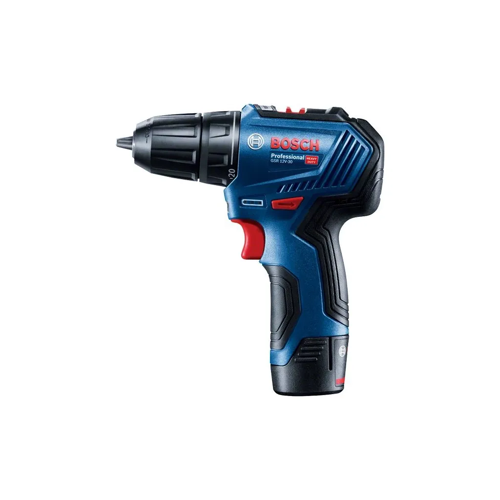 Шуруповерт Bosch Professional GSR 12V-30 2x 2.0Ag, GAL 12V-40, кейс (0.601.9G9.000)