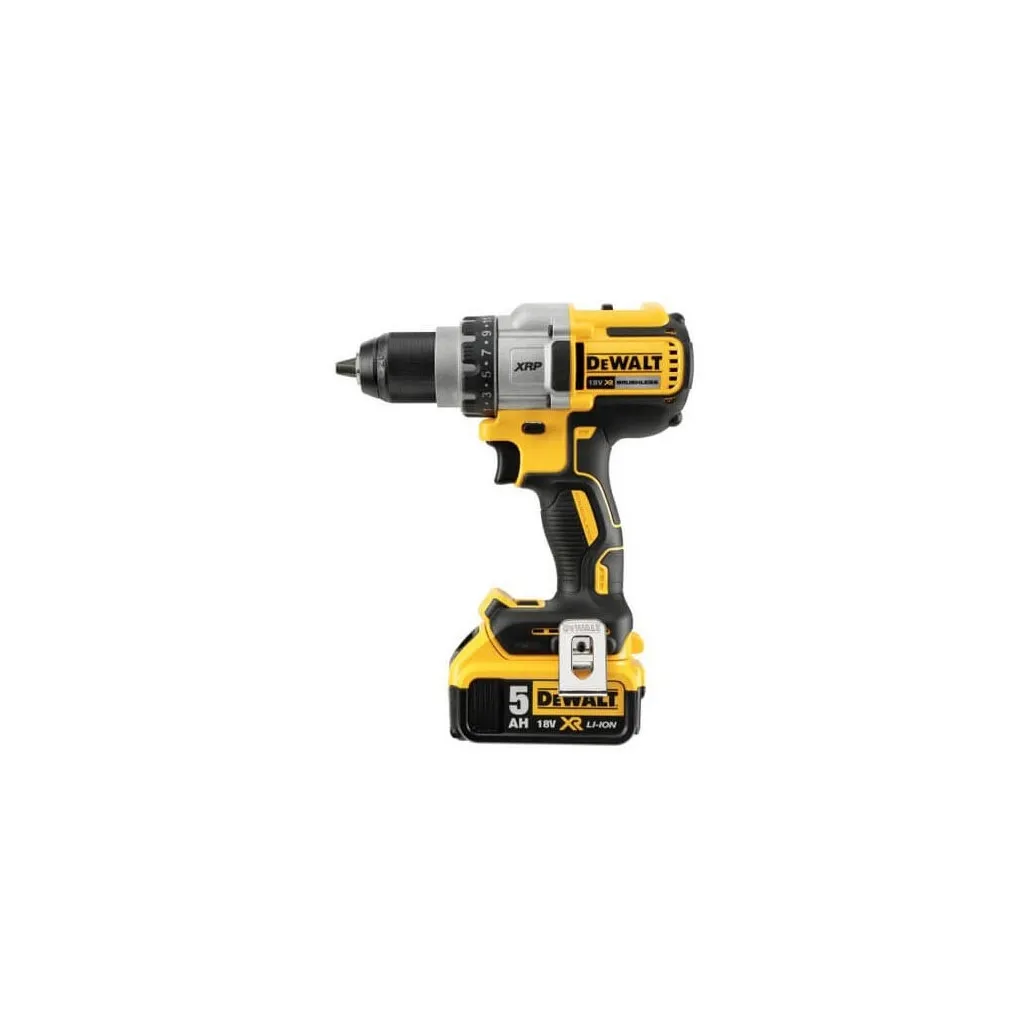  DeWALT XR Li-Ion 18 В, 95 Нм, 2 АКБ + ЗП, рукоятка, кейс (DCD991P2)