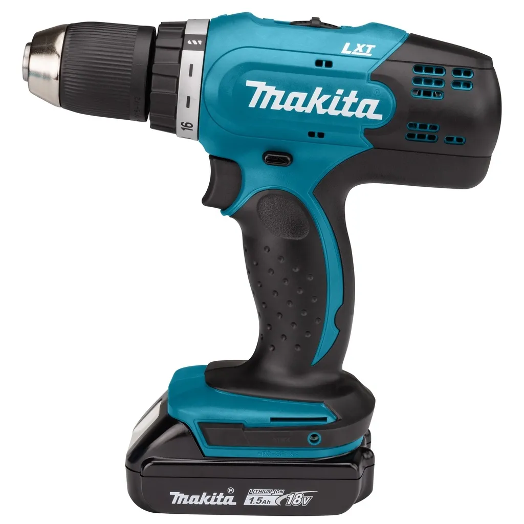  Makita DDF453SYX4, 18В, 1.5Ah х 2шт, кейс (DDF453SYX4)