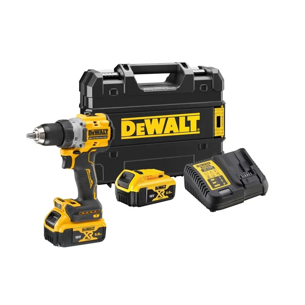  DeWALT XR Li-Ion 18V 5Ah, 90 Нм, 0-650/0-2000 об/хв (DCD800P2T)