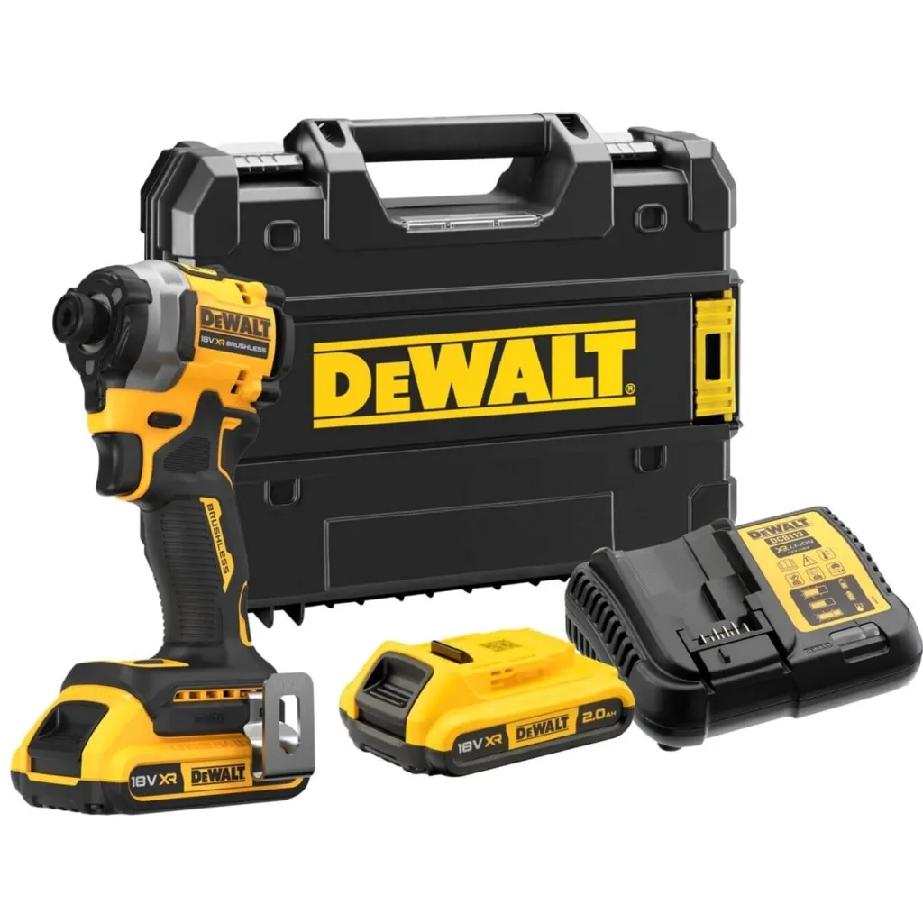  DeWALT ударный 18 В XR Li-Ion, 2x2Ah, 206 Нм, 2 Аг, 3250 об/мин, TSTAK (DCF850D2T)