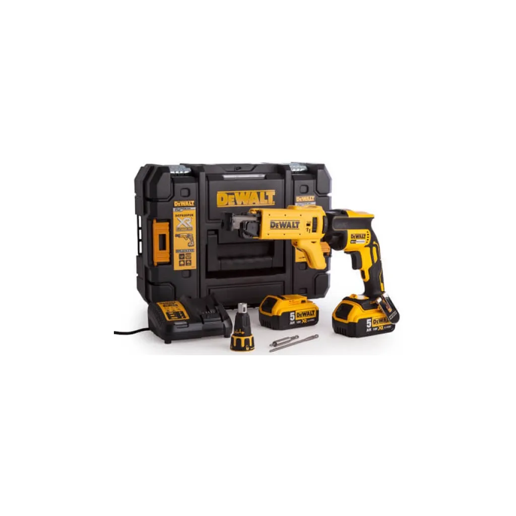  DeWALT 18V XR Li-Ion, бесщеточный, 30/5 Нм, 4400 об/мин, кейс (DCF620P2K)