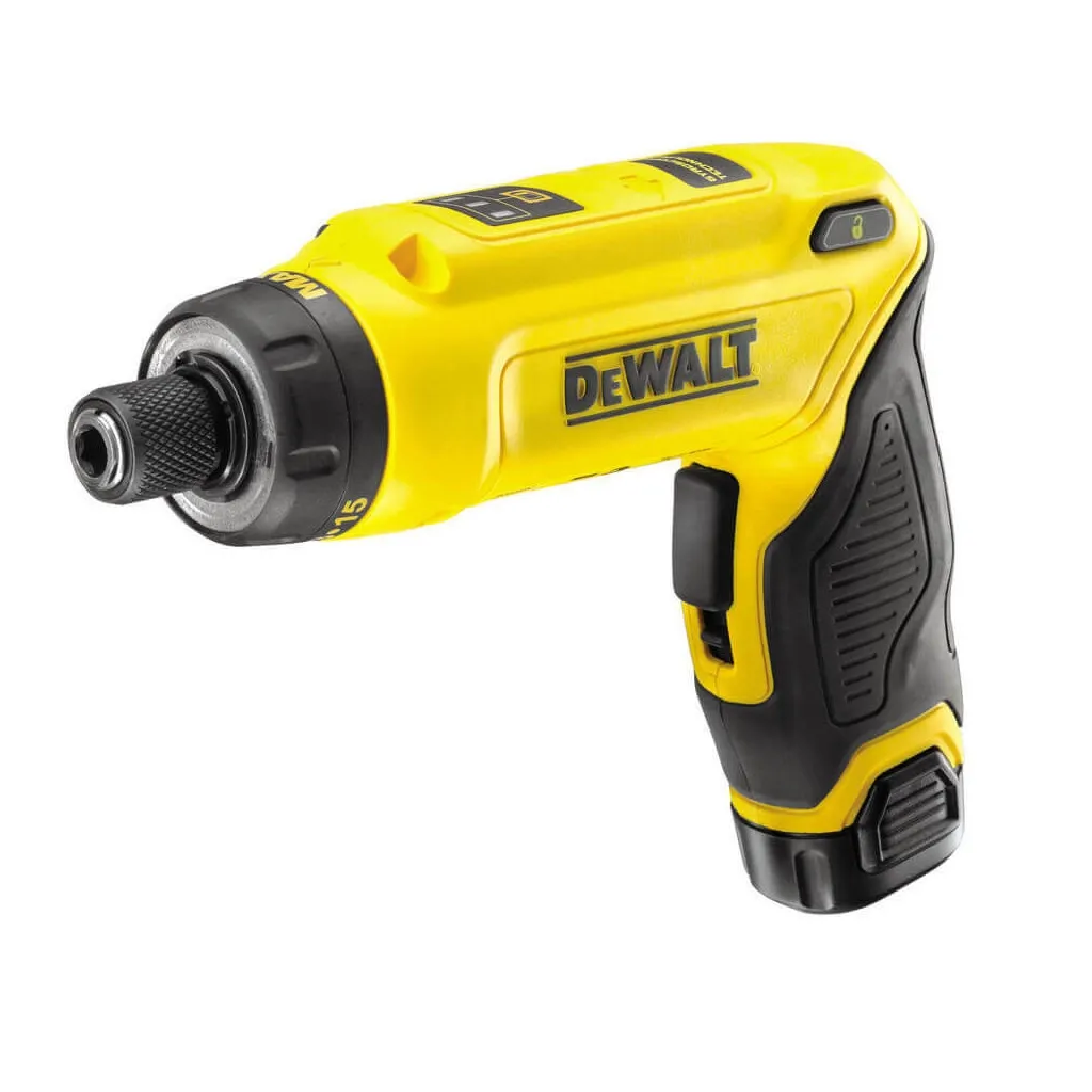 Шуруповерт Отвертка аккумуляторная DeWALT 7.2 В Li-Ion, 2x1Ah, 430 об/мин, кейс (DCF680G2)