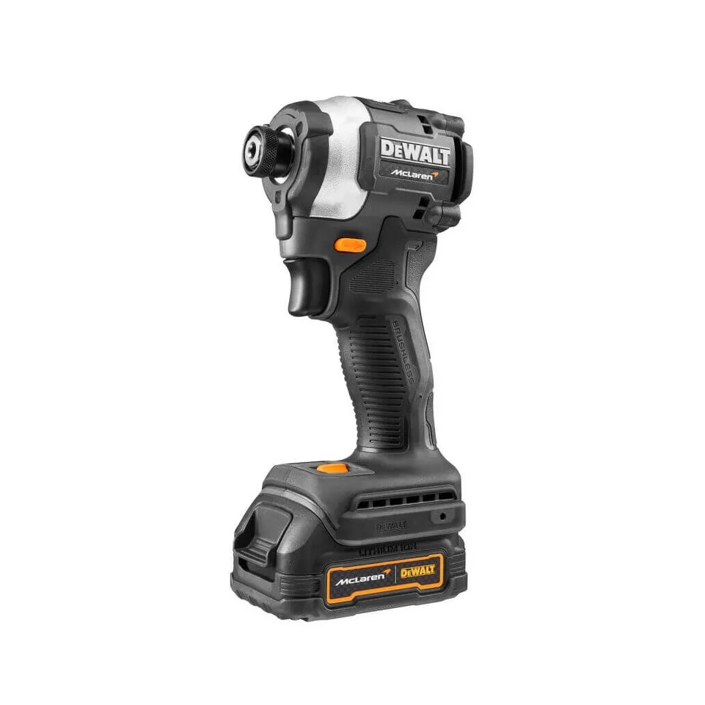  DeWALT McLaren F1, XR Li-Ion PowerStack 18 В, 2x1.7Ah GFN блок, 206 Нм, TSTAK (DCF85ME2GT)