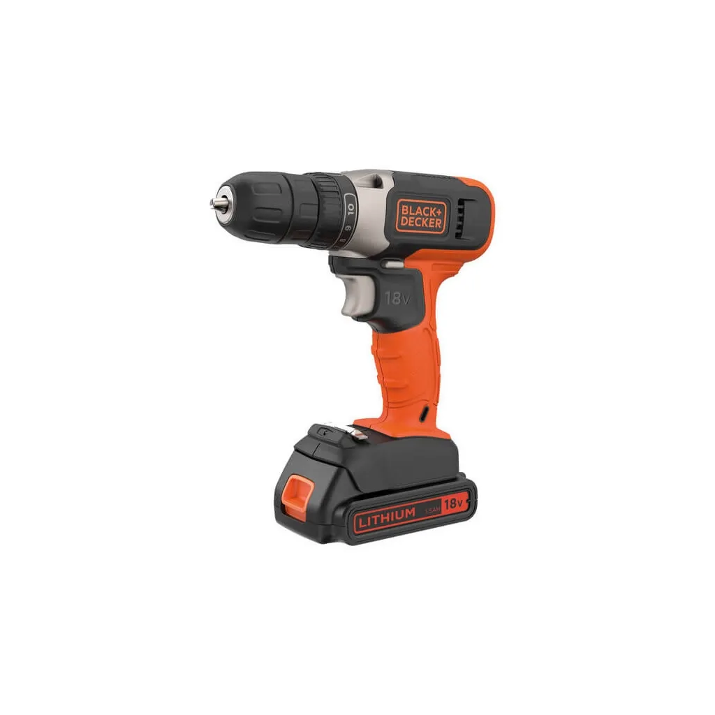  Black&Decker 18 В Li-Ion, 1.5Ah, 600 об/хв, 1,2 кг (BCD001C1)