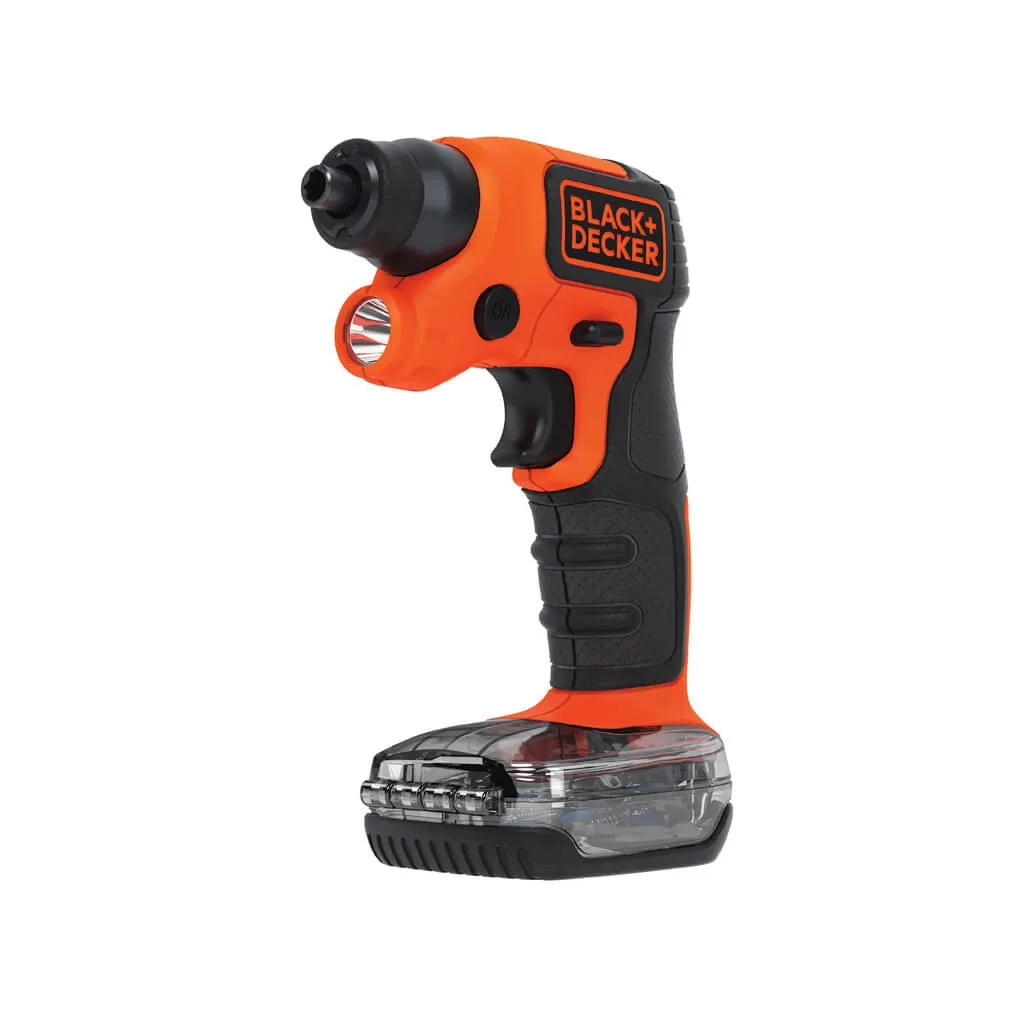  Викрутка акумуляторна Black&Decker 3.6 Li-Ion, 180 об/хв, реверс, підсвічування, 0.4 кг (BDCSFS30C)