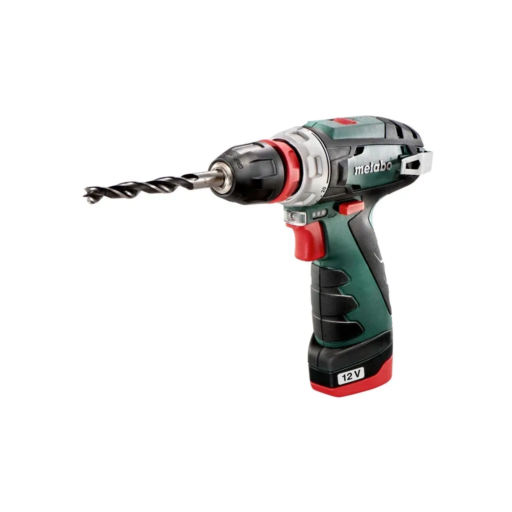  Metabo PowerMaxx BS Quick Basic 12В, 2х2Ah, 17·34Нм, 0-360·0-1400об/хв (600156500)