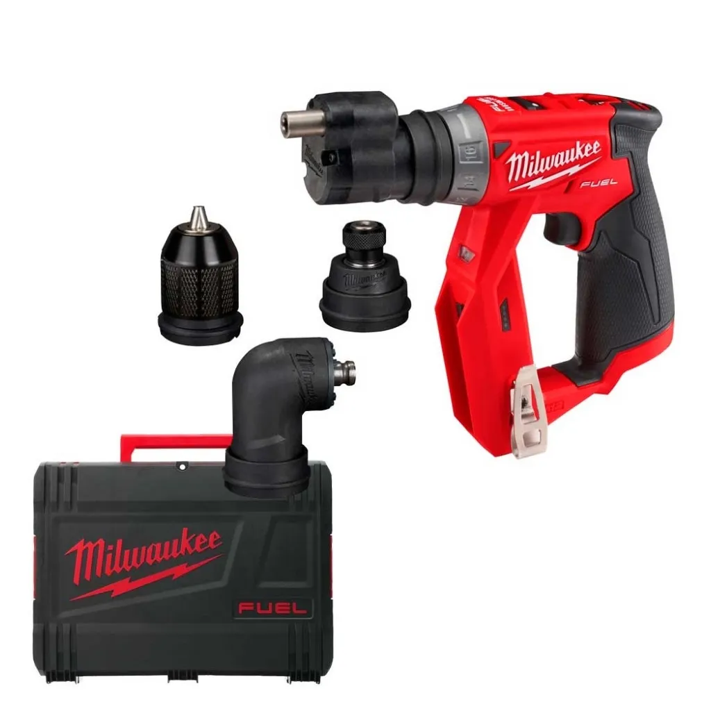 Шуруповерт Milwaukee M12 FDDXKIT-0X, 34Нм, 4 насадки FIXTEC, HD кейс (без АКБ и ЗУ) (4933471332)