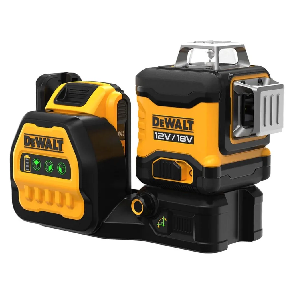 Лазерный нивелир DeWALT линейный 10.8/12/18В XR Li-Ion, зеленый луч, 1x2Ah 18V, TSTAK (DCE089D1G18)