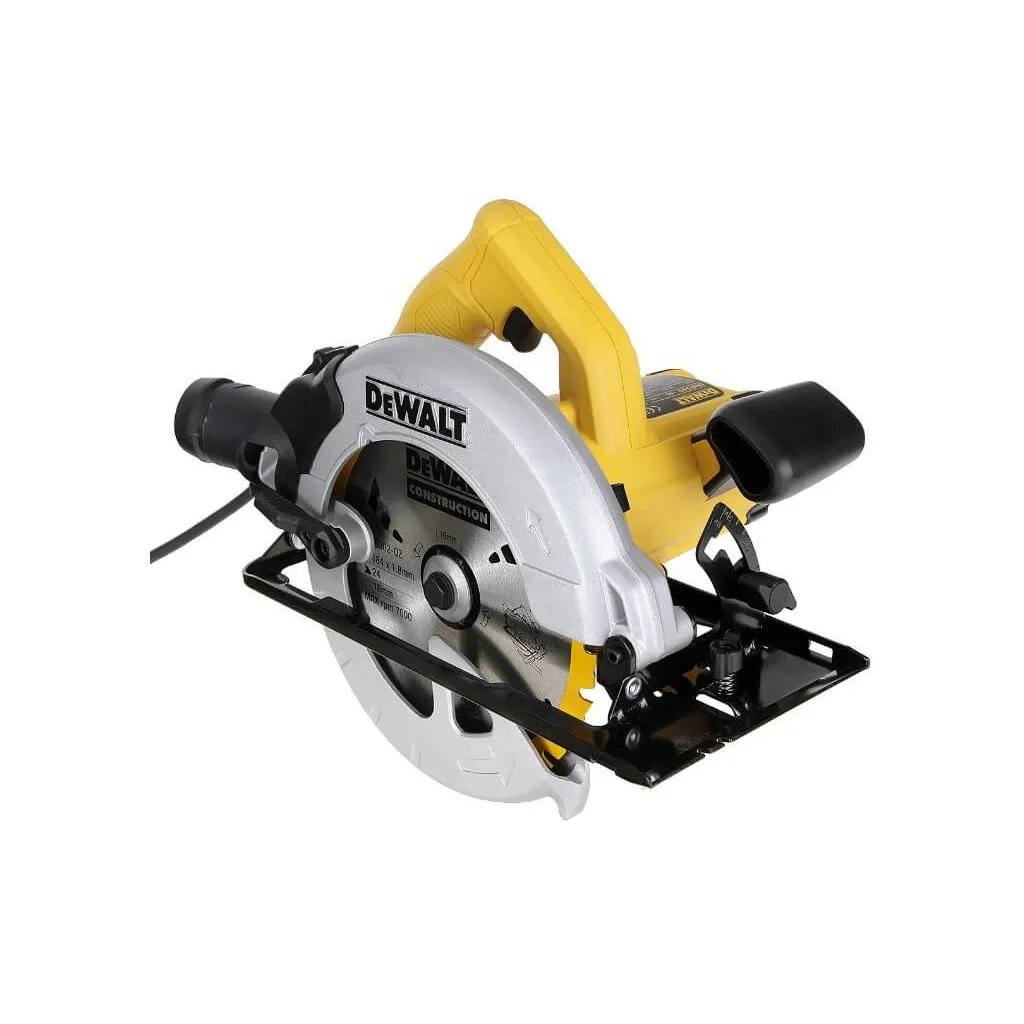  Дискова пила DeWALT 1350 Вт, диск 184х16 мм, 3.66 кг, кейс (DWE560K)