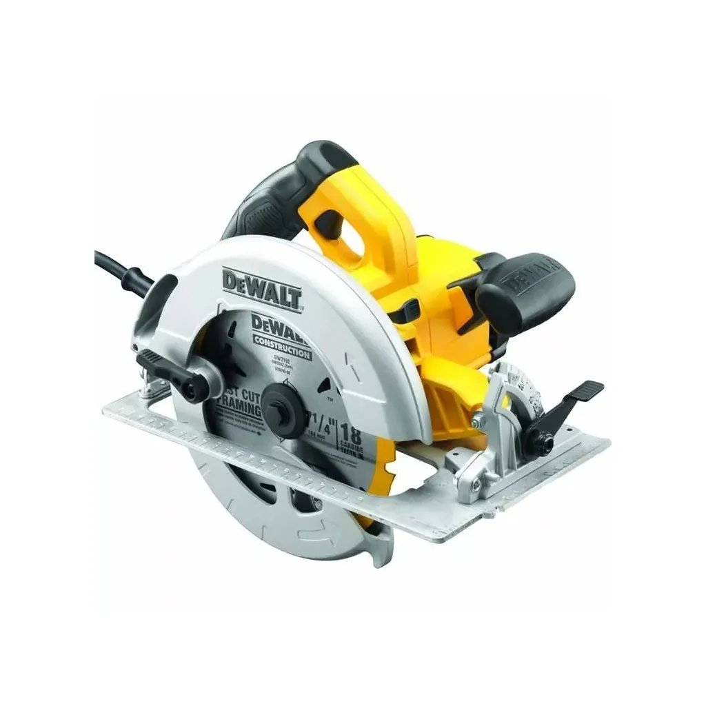  Дискова пила DeWALT 1600 Вт, диск 190х30 мм, 4.0 кг, кейс (DWE575K)