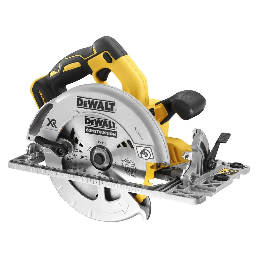 Пила та плиткоріз Дискова пилка DeWALT 18В XR Li-Ion, диск 184х16 мм, 3.6 кг, TSTAK (без АКБ та ЗП) (DCS572NT)