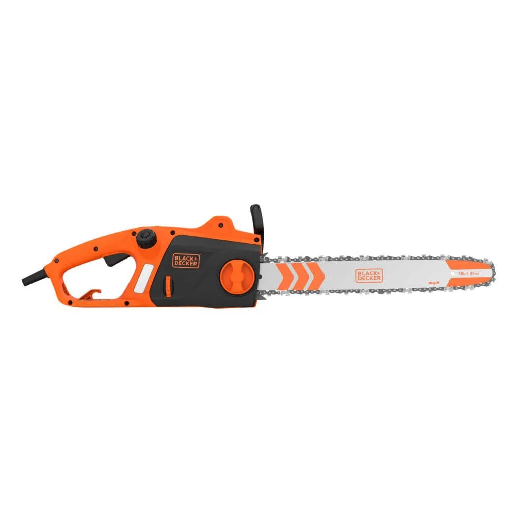 Пила та плиткоріз Ланцюгова пила Black&Decker 2.0 кВт, шина 45 см, швидкість 14,50 м/с, ланцюг 3/8' (BECS2245)