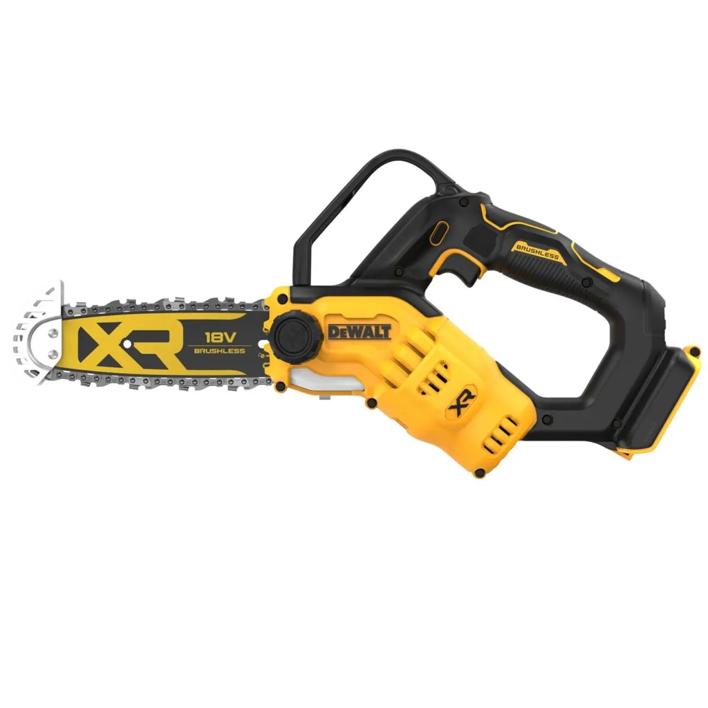  Цепная пила DeWALT мини, 18 В XR Li-lon 5Ah, бесщёточная, шина 20 см (DCMPS520P1)