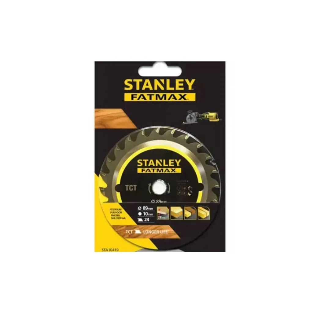  Stanley TCT MULTI SAW, 89 x 10 мм, 24 z, быстрый пропил, для FME380 (STA10410)