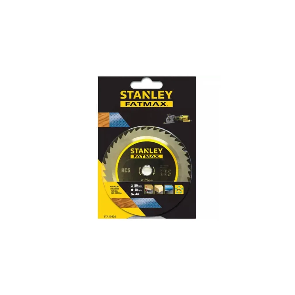  Stanley HCS MULTI SAW, 89 x 10 мм, 44 z, быстрый пропил, для FME380 (STA10420)