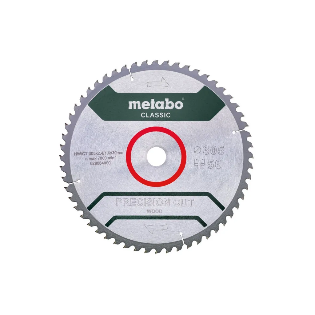  Metabo Precision Cut Wood - Classic, 305х30мм, 56 зубців (628064000)