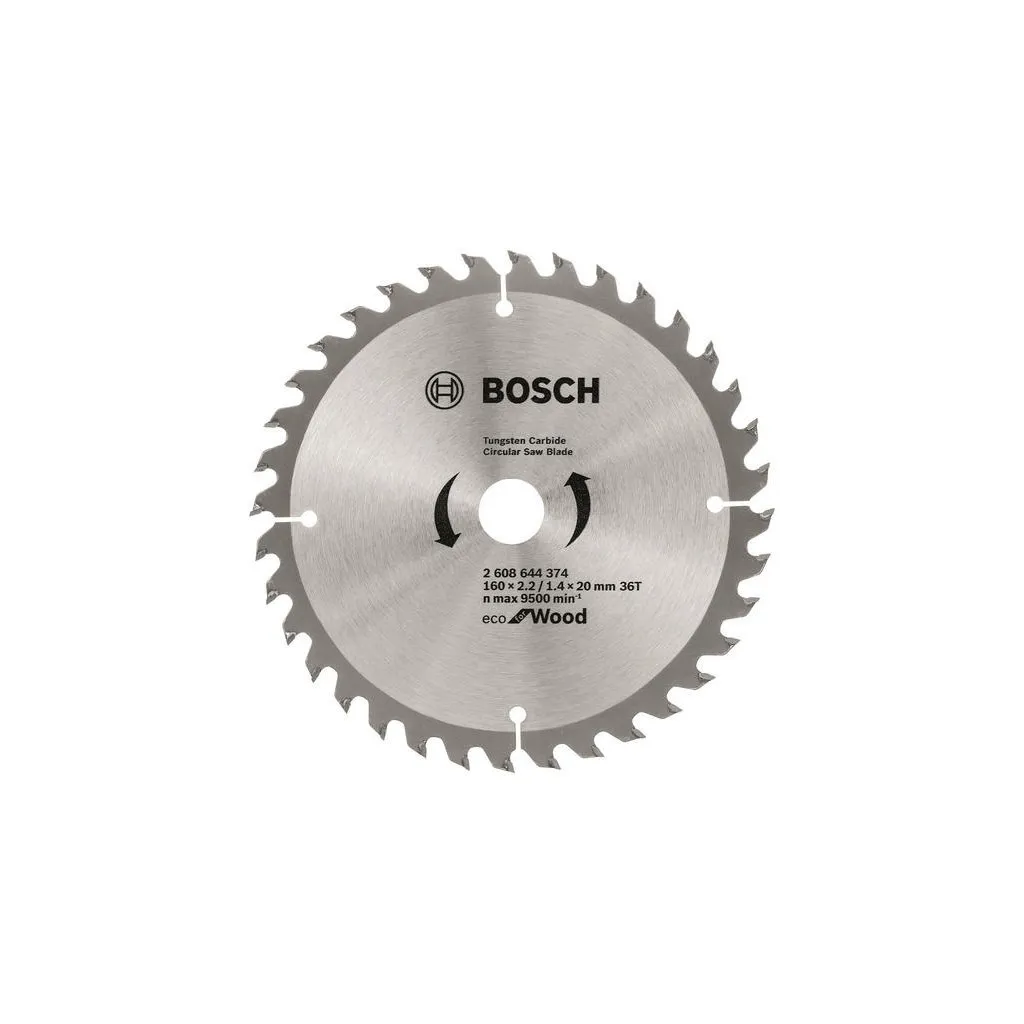  Bosch Eco for Wood 160x2.2x20-36T (2.608.644.374)